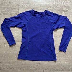 L.L.Bean Women’s UPF 50+ Rashguard Swim Shirt • Royal Purple • XS